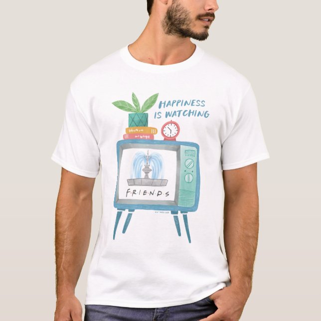 T-shirt Le bonheur regarde AMIS™ (Devant)