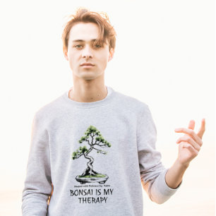 T-shirt Le bonsaï est ma thérapie citation amusante pour l