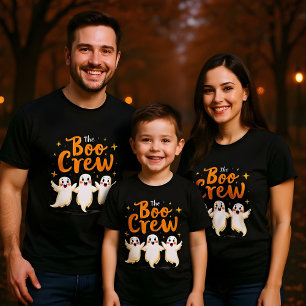 T-shirt Le Boo Crew heureux Halloween Ghosts Design