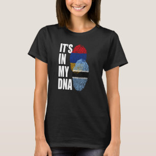 T-shirt Le Botswanan Et L'Arménie Mélangent L'ADN Patrimoi