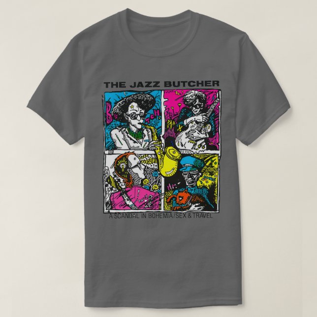 T-shirt Le boucher de jazz 8 (Design devant)
