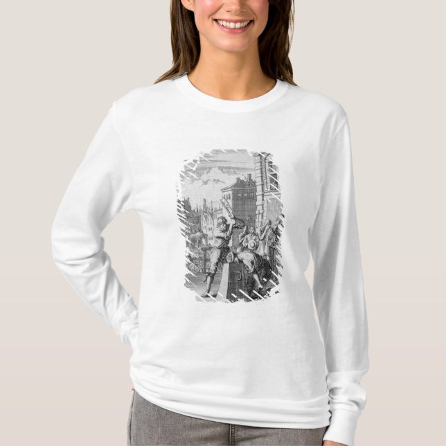 T-shirt Le bouclier divisé (Devant)