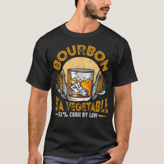 T-shirt Le Bourbon est un Whisky de Légume Drinker de Bour