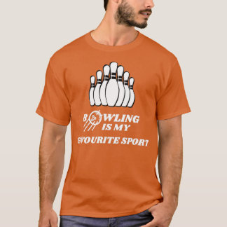T-shirt Le bowling est mon sport favori 6