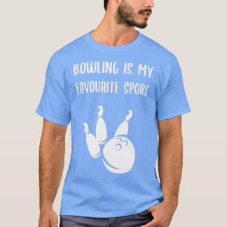 T-shirt le bowling est mon sport favori 86