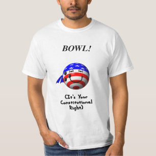 T-shirt Le bowling est votre juste !