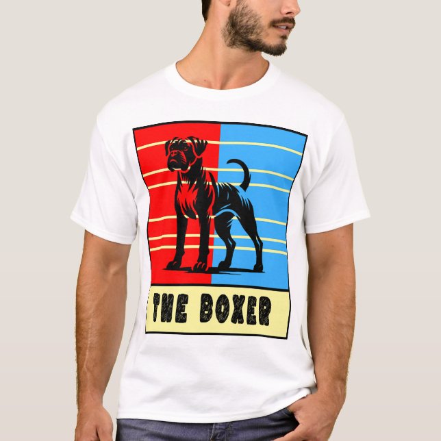 T-shirt Le Boxer - Chien Robuste (Devant)