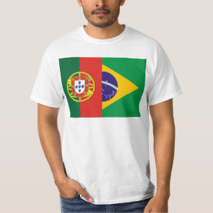 T-shirt Le Brésil et le Portugal, hybrides
