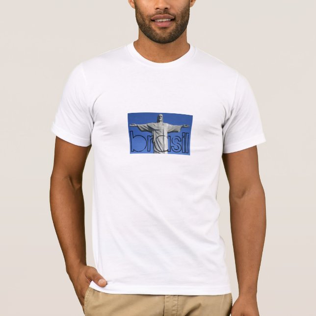 T-shirt Le Brésil - le Cristo Redentor (Devant)