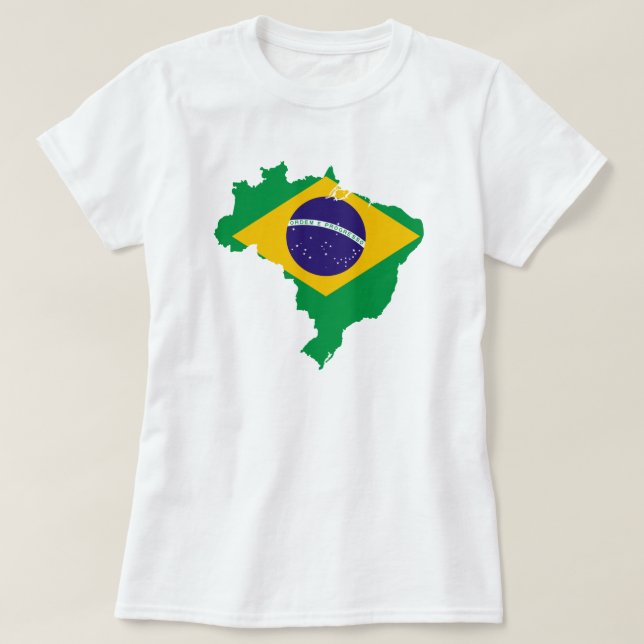 T-shirt Le Brésil pour les dames 3 (Design devant)