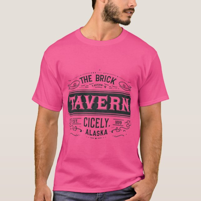 T-shirt Le Brick Tavern Northern Exposure Tribute (Devant)