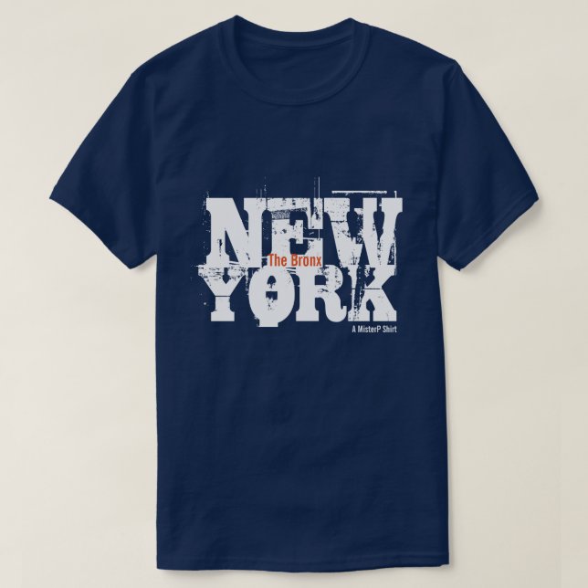 T-shirt Le Bronx, New York - Une chemise MisterP (Design devant)