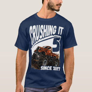T-shirt Le broyer depuis 2017 Monster Truck 5e anniversair