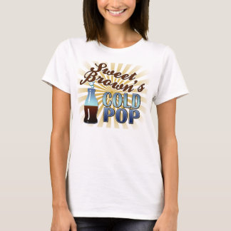 T-shirt Le bruit froid de Brown doux
