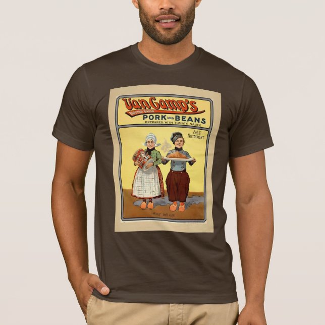 T-shirt Le brun du m de Pork&Beans (Devant)