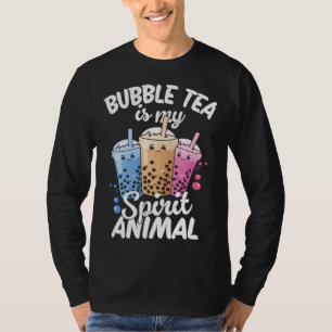 T-shirt Le Bubble Tea Est Mon Animal Spirituel 4