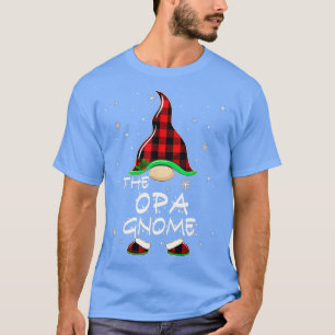 T-shirt Le Buffalo Opa Gnome Plaid Matching Family Christ