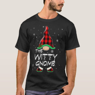 T-shirt Le buffle rouge Witty Gnome a planté le pyjama de
