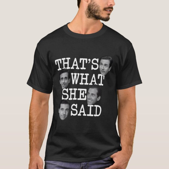T-shirt Le Bureau Michael Elle Dit Chefs (Devant)