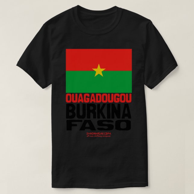 T-shirt le Burkina Faso (Design devant)