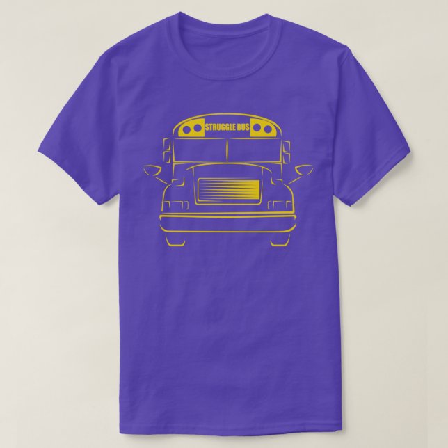 T-shirt Le Bus Lutte À Bord (Design devant)
