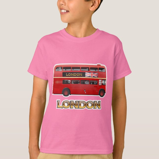 T-shirt Le bus rouge de Londres (Devant)