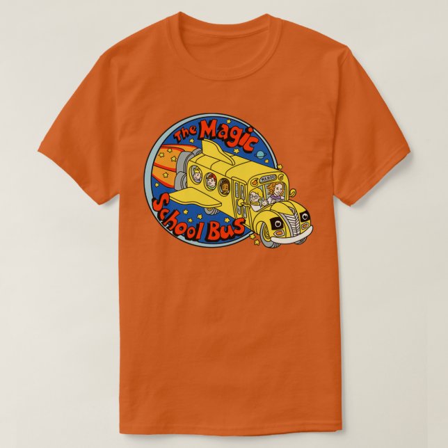 T-shirt Le bus scolaire magique (Design devant)