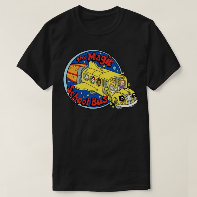 T-shirt Le bus scolaire magique (Design devant)
