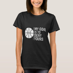 T-shirt Le But Du Hockey Est De Refuser Drôle De Citation