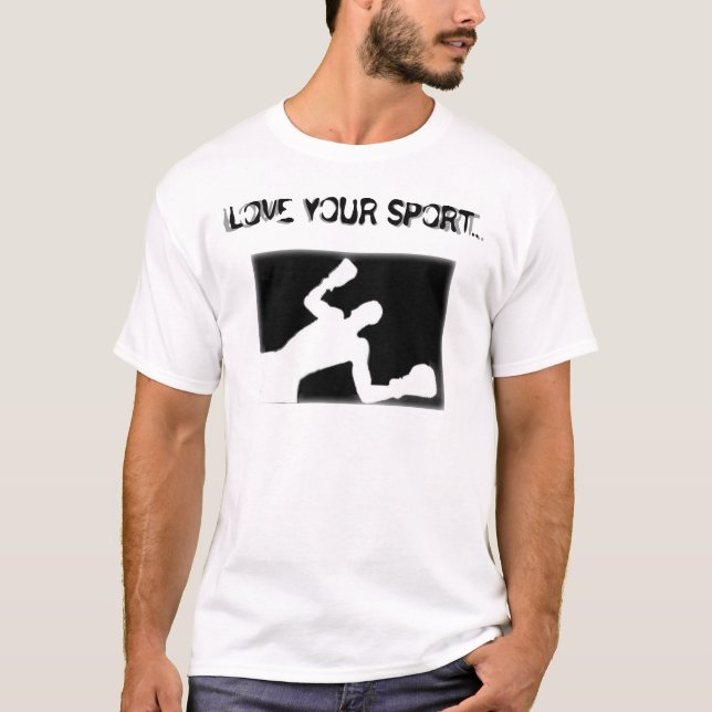T-shirt le BW-boxeur, AIMENT VOTRE SPORT. (Devant)