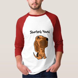 T-shirt Le BZ chemise de limier de chien de Sherlock