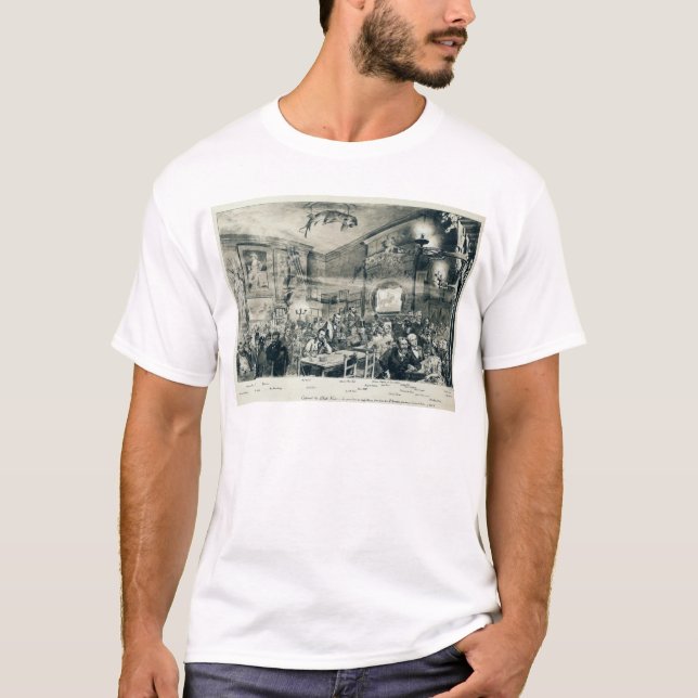T-shirt Le cabaret du Chat Noir, 1886 (Devant)