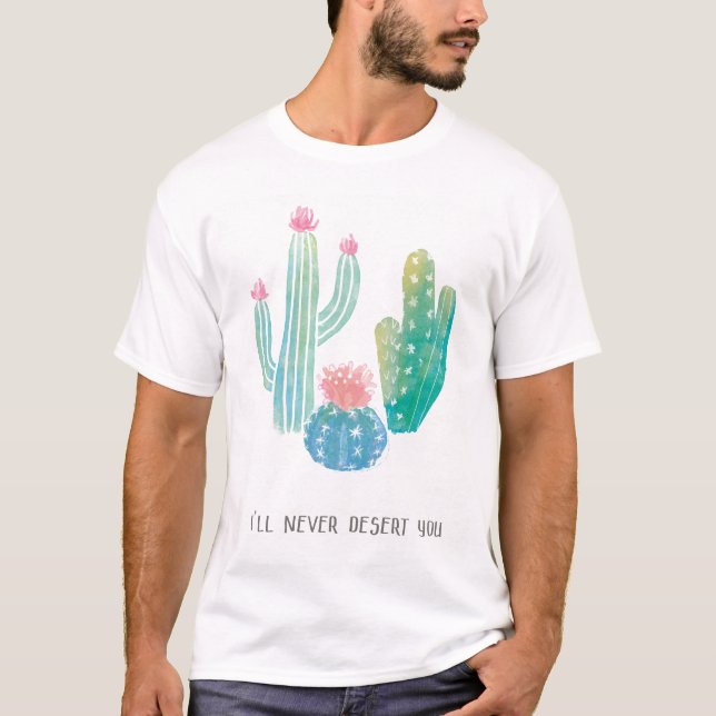 T-shirt Le cactus de Bohème | je ne vous abandonnerai (Devant)