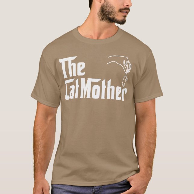 T-shirt Le cadeau Cat Mother (Devant)