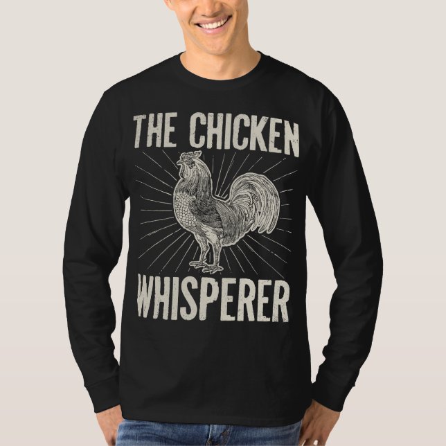 T-shirt Le cadeau d'agriculteur de Whisperer de poulet (Devant)