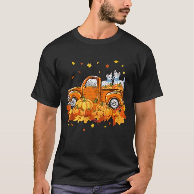 T-shirt Le cadeau de Halloween Thanksgiving du camion Citr (Devant)