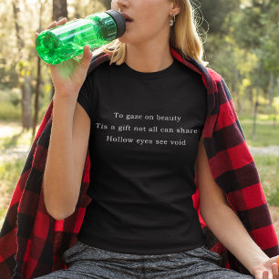 T-shirt Le cadeau de la vue Haïku