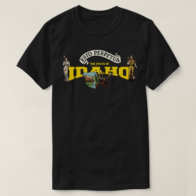 T-shirt Le cadeau de l'Etat d'Idaho (Design devant)