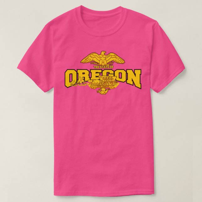 T-shirt Le cadeau de l'Etat d'Oregon (Design devant)