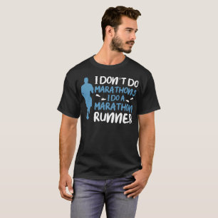 T-shirt Le cadeau de marathoniens couple le tee - shirt