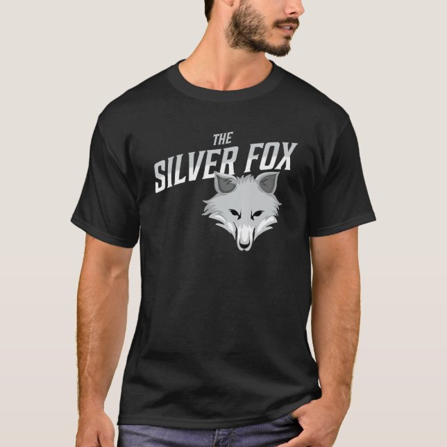 T-shirt Le cadeau de vacances Silver Fox (Devant)