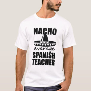 T-shirt Le cadeau des hommes drôles de professeur espagno