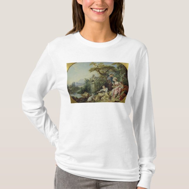 T-shirt Le cadeau du berger ou, le nid (Devant)