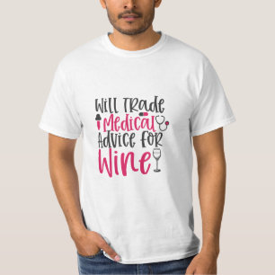 T-shirt Le Cadeau Infirmière Échangera Des Conseils Méd