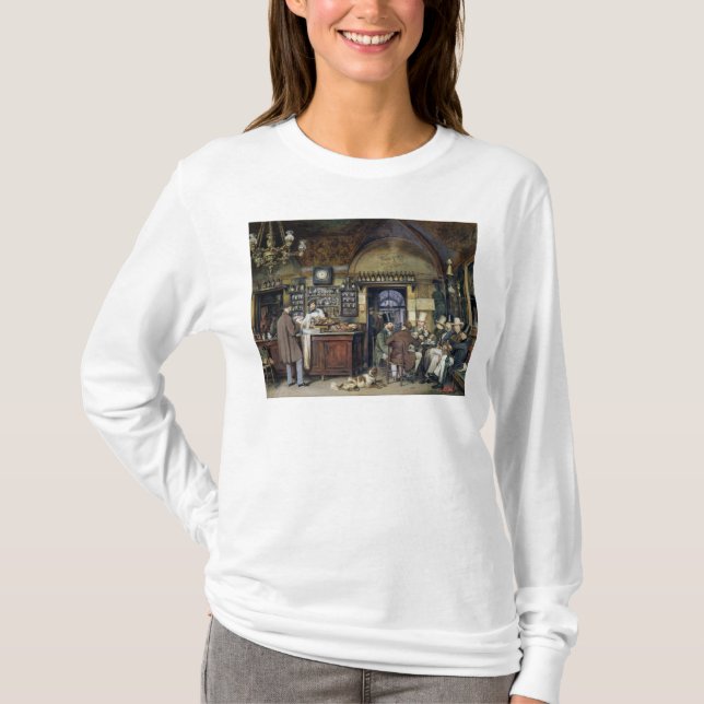 T-shirt Le café à Rome, 1856 (Devant)