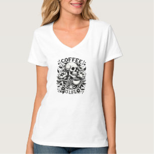T-shirt Le café, c'est la vie