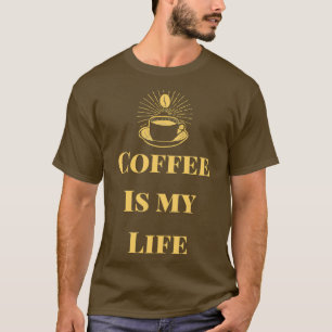 T-shirt Le café c'est ma vie 1