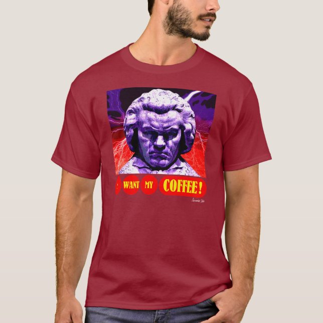 T-SHIRT LE CAFÉ DE BEETHOVEN (Devant)