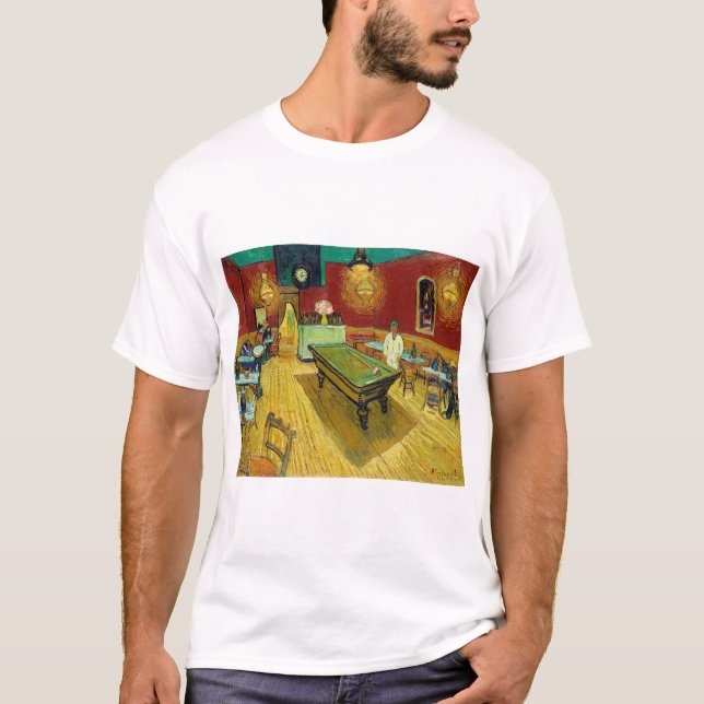 T-shirt Le café de nuit par Vincent van Go (Devant)