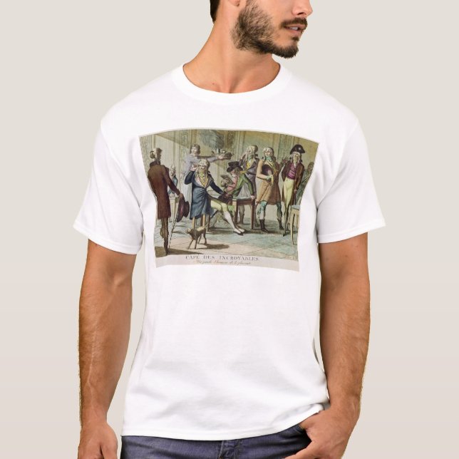 T-shirt Le Cafe des Incroyables, 1797 (Devant)